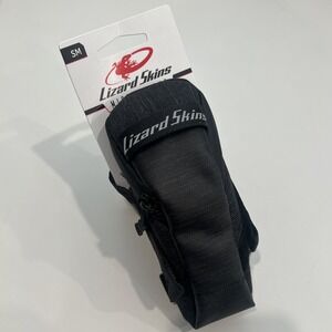 NEW! Lizard Skins Micro Cache Saddle Bag Jet Black Under-Seat Bike Bag Small NWT
